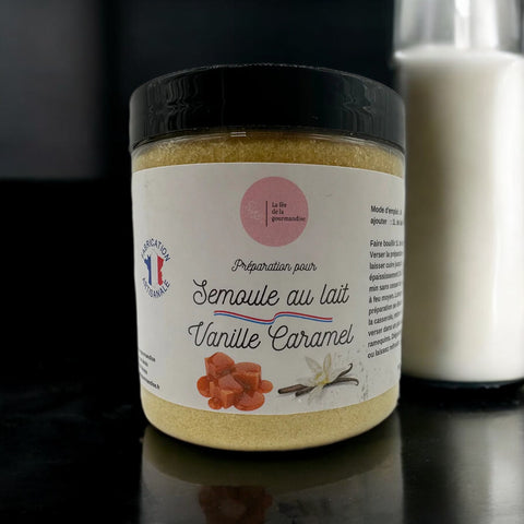 Semoule au lait Vanille Caramel