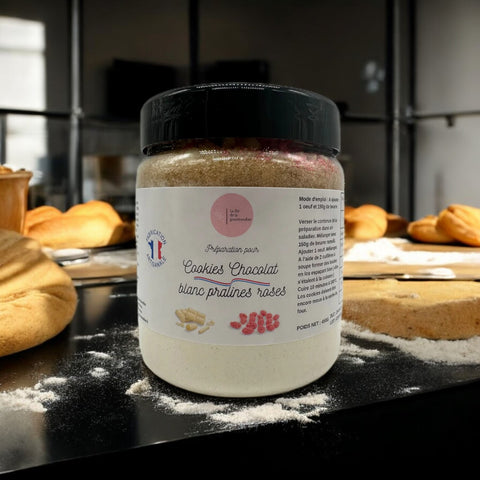 Cookies chocolat blanc Pralines roses 470G