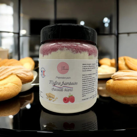 Muffins framboise chocolat blanc 470G