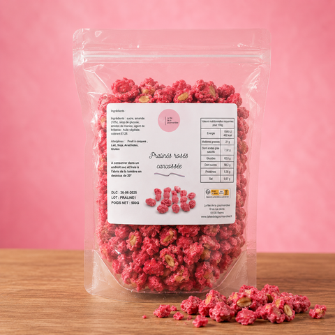 Pralines roses concassées 500G