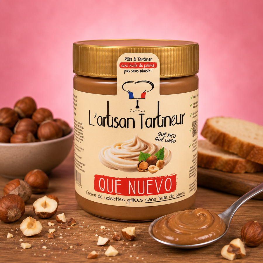 Pâte à tartiner Que Nuevo ( Façon bueno ) 570G en situation