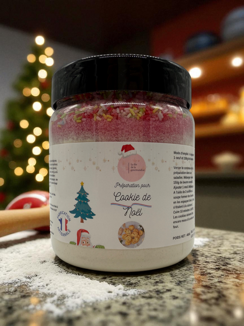 Cookie de Noël ( sucre d'orge & vermicelle )