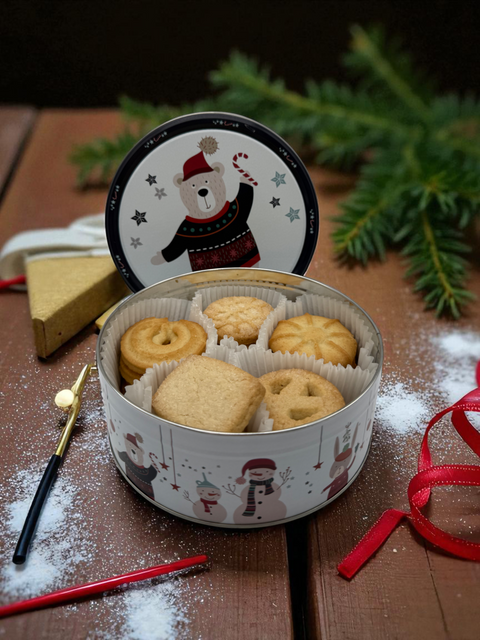 Boite à biscuits Noël boite métal 150G