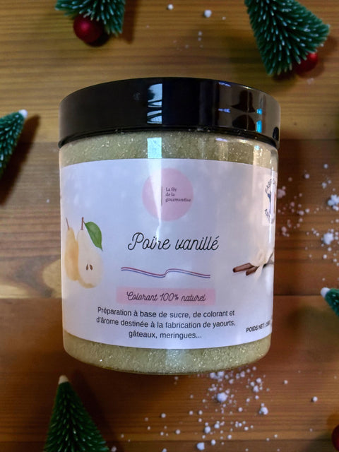 Sucre aromatisé Box Poire vanillé 250G