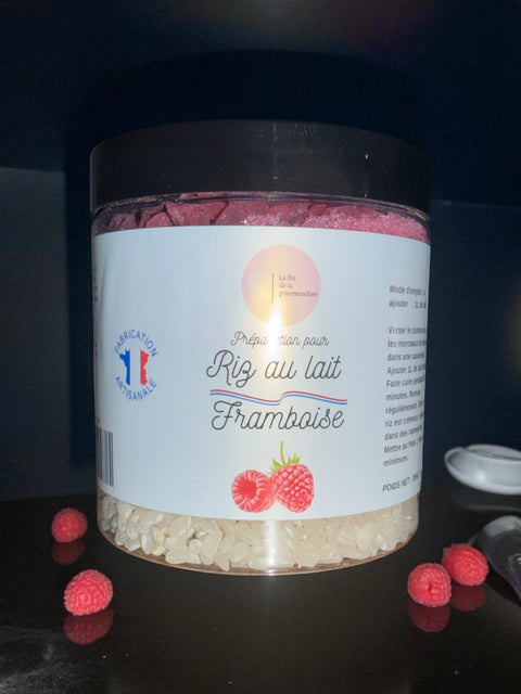 Riz au lait framboise