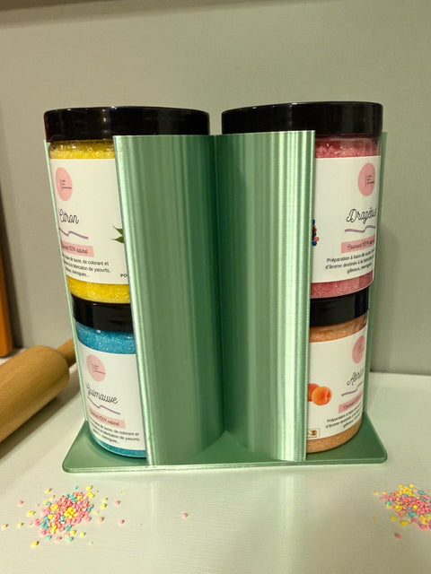 Présentoir 8 sucres Vert