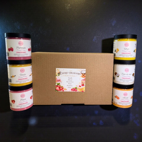 Coffret découverte 6 parfums 250G